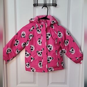 The Children's Place Pink Panda Puffer Jacket